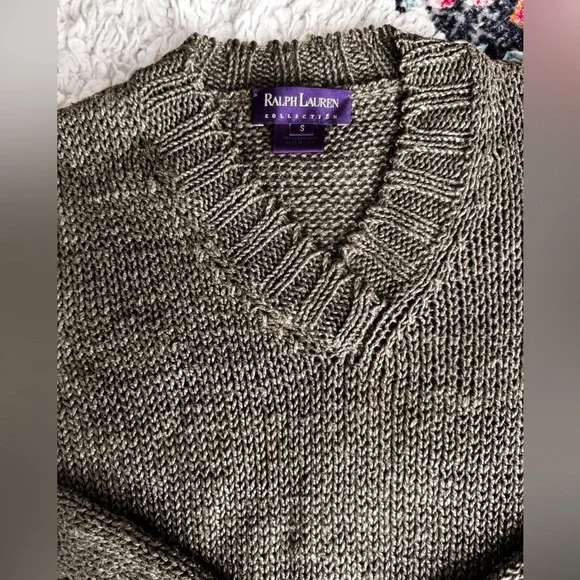 RALPH LAUREN PURPLE LABEL COLLECTION KNIT SWEATER